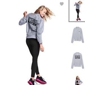 VS PINK Perforated Bomber